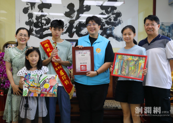 總統教育獎得主盧琮鈞拜會魏市長 展現逆境勇氣