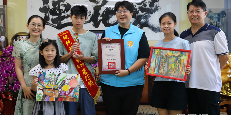 總統教育獎得主盧琮鈞拜會魏市長 展現逆境勇氣