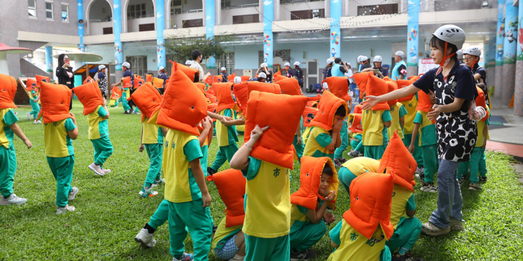 「國家防災日」警報響起　花蓮市幼演練疏散避難