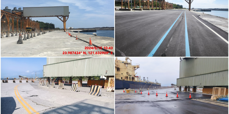 0403震災搶修 花蓮港外港9座碼頭提前修復完成