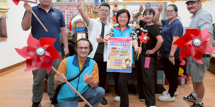 吉安慶雙十 產業好市集升旗健走摸大獎