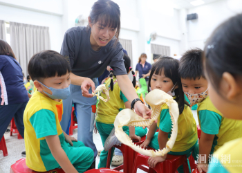 遠雄文教基金會走進花蓮市幼 魏嘉彥感謝推廣海洋教育　