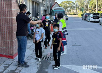 光復鄉災後復課首日 縣警局加強安全維護 7校逾八成學生復學順利