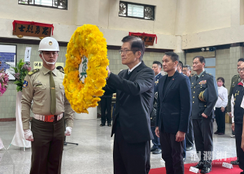 退輔會嚴德發主委主祭花蓮縣鳳林鎮第一公墓亡故榮民仙骨晉塔安厝典禮