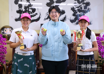 花蓮高球小將再創佳績　楊喻丞、楊喻棠拜會市長分享榮耀