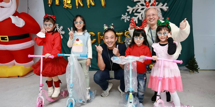 災後聖誕暖意濃門諾醫院化身「聖誕老公公」圓夢花蓮光復幼童