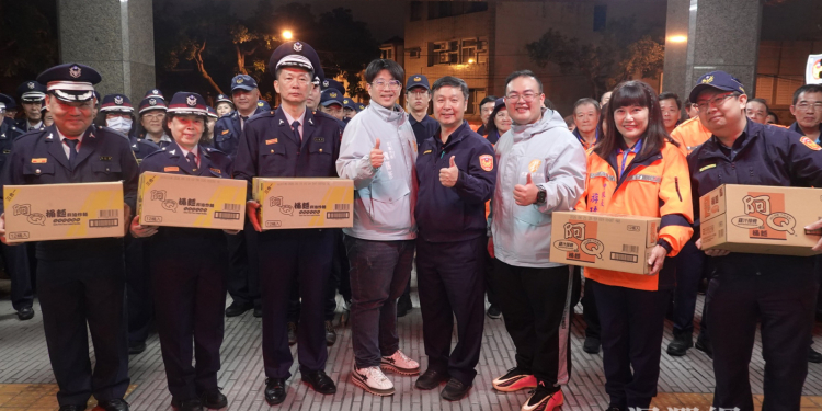 魏嘉彥春安前夕慰勞基層 感謝守護市民平安過年