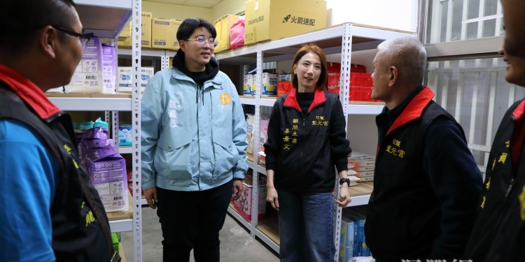 聖元宮年終送暖捐贈物資 魏嘉彥感謝大愛挹注實物銀行