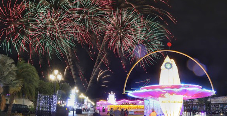 花蓮元宵夜熱鬧滾滾!起源火舞震撼登場 陳鴻攜商圈創意上菜 10萬好禮掀高潮